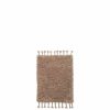 Rugs Ferm Living | Amass Long Pile Mat - White Pepper Sand