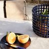 Green Living Ferm Living | Ceramic Basket - Large Blue