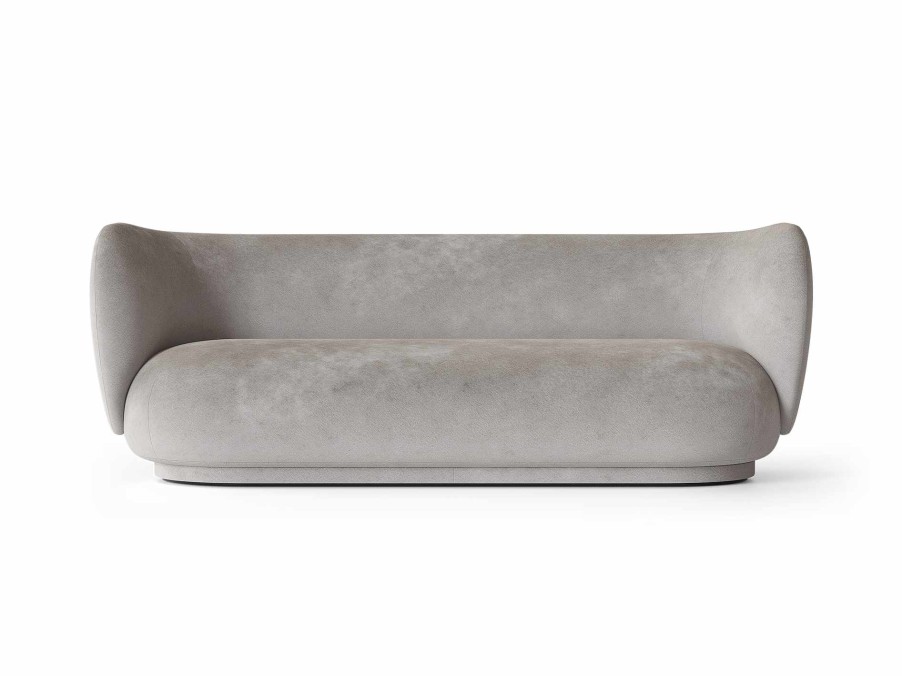 Furniture Ferm Living | Rico Sofa 3 - Faded Velvet Concrete