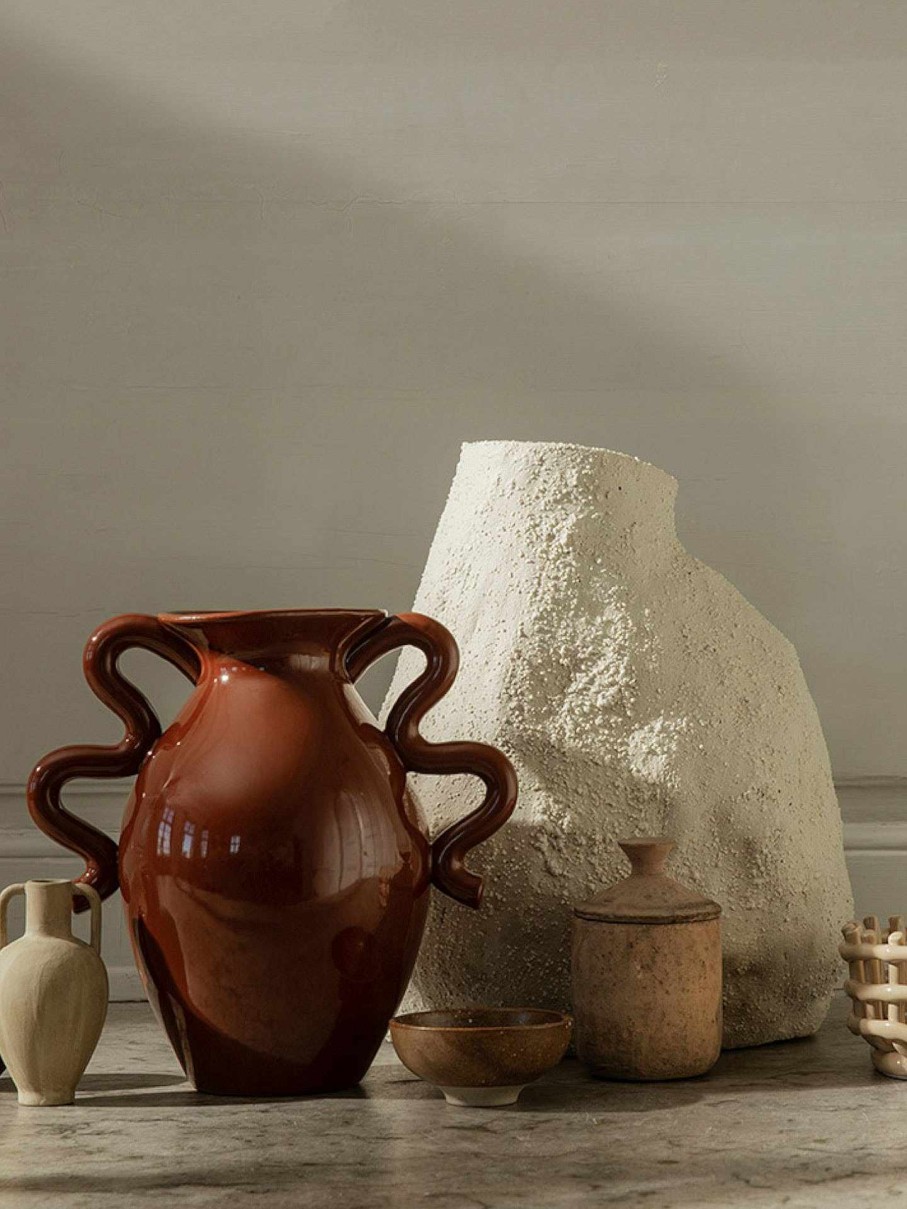 Green Living Ferm Living | Verso Table Vase Terracotta