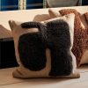 Textiles Ferm Living | Lay Cushion - Sand/ Dark Brown