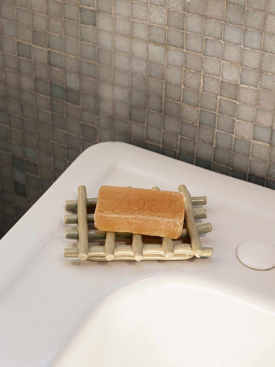 Accessories And Decorations Ferm Living | Ceramic Soap Tray Cashmere