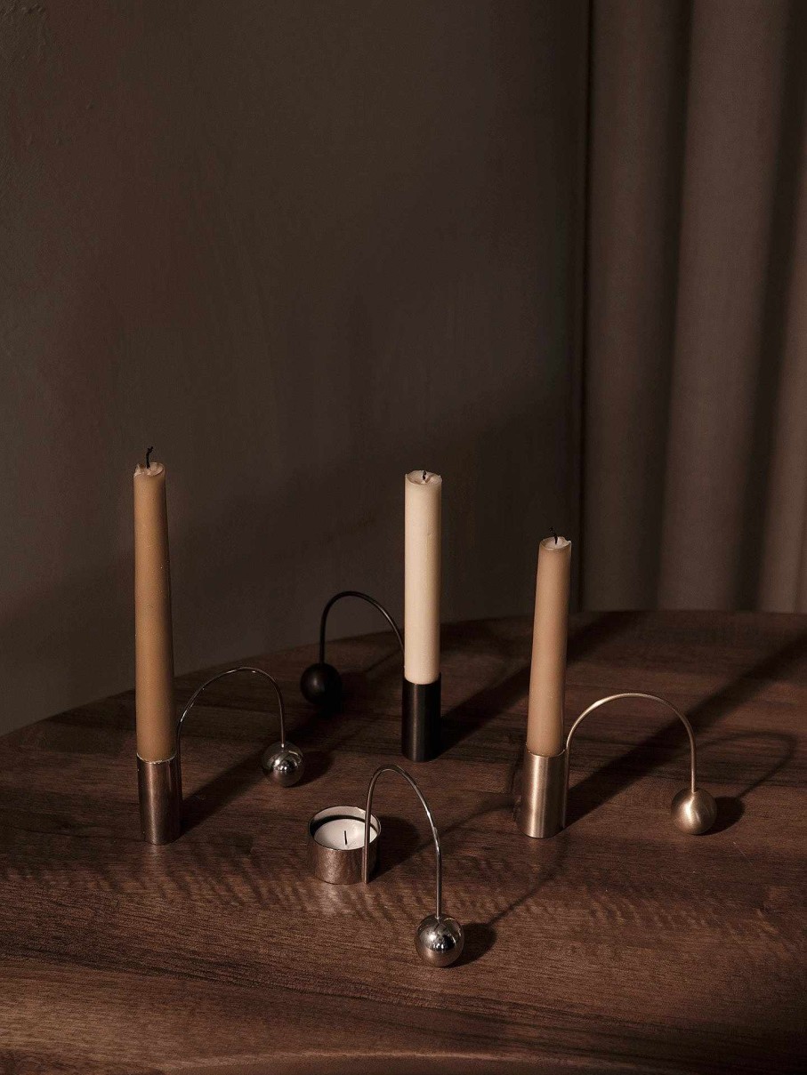 Accessories And Decorations Ferm Living | Balance Candle Holder Chrome