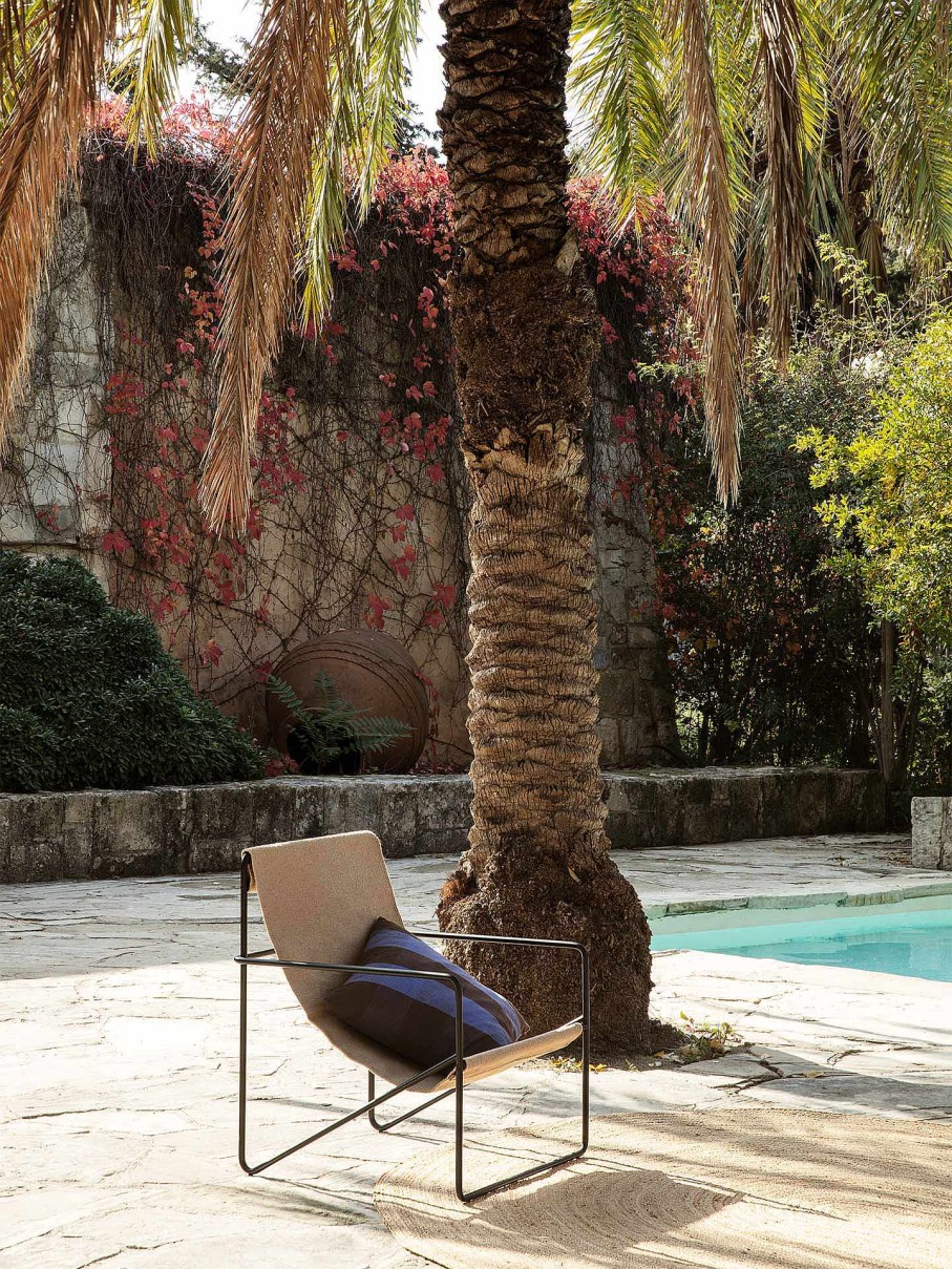 Outdoor Living Ferm Living | Grand Cushion /Bright Blue Chocolate