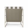 Outdoor Living Ferm Living | Desert 1-Seater - Stripe - Cashmere/ Chocolate