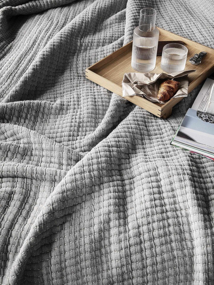 Textiles Ferm Living | Daze Bedspread Grey