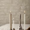 Accessories And Decorations Ferm Living | Stone Candle Holder - Large Brass