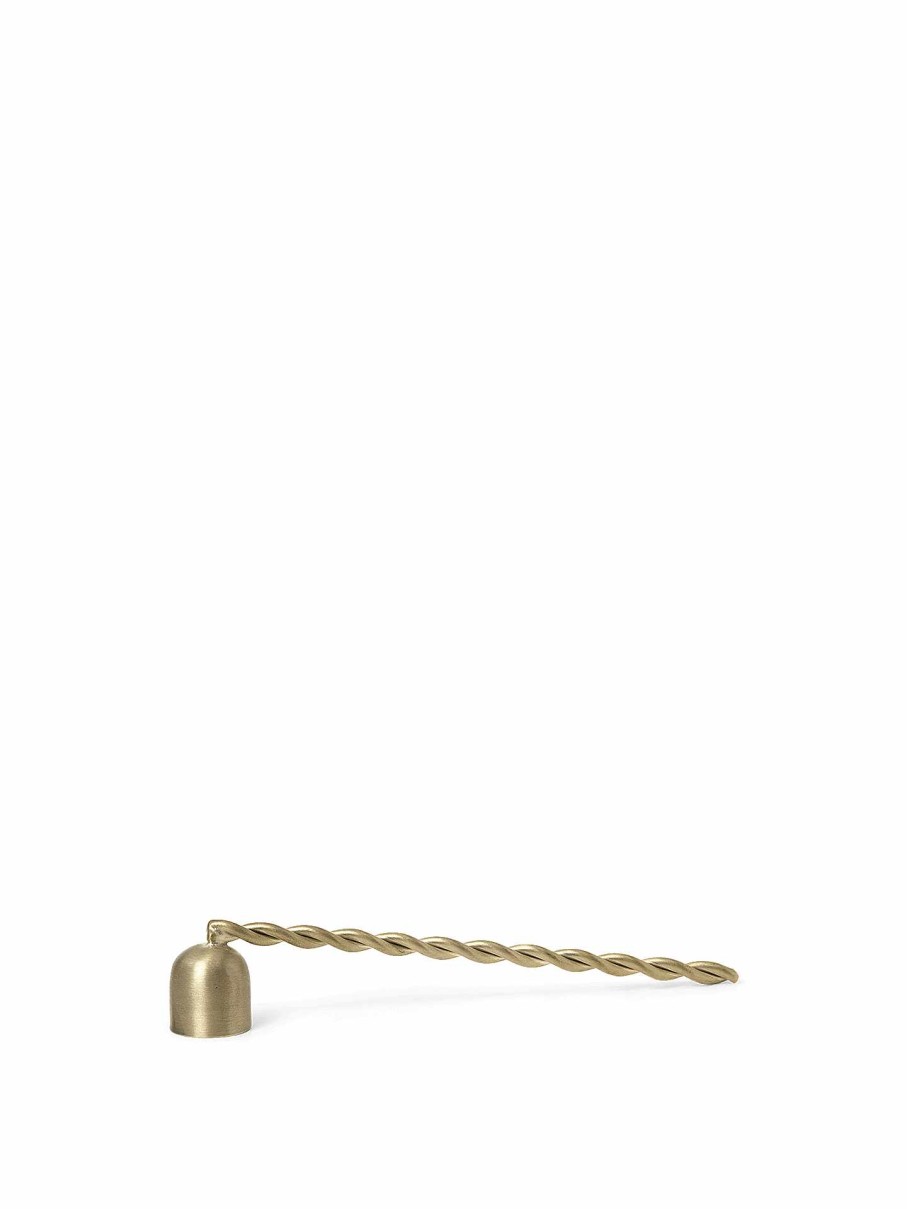 Accessories And Decorations Ferm Living | Twist Candle Snuffer Brass