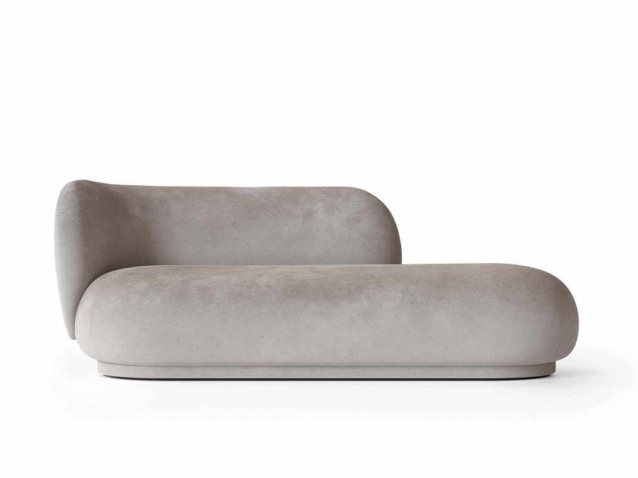 Furniture Ferm Living | Rico Divan L - Faded Velvet Concrete