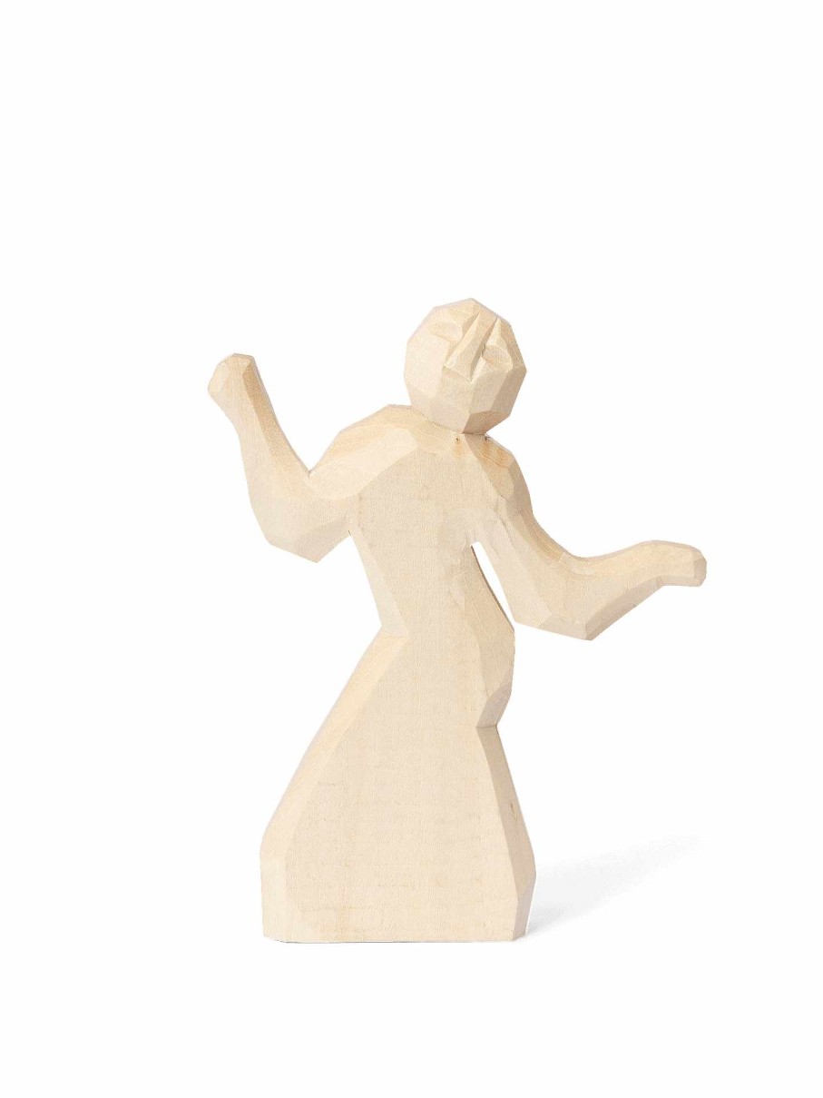 Kids Ferm Living | Anna Hand-Carved Figure - Natural Beige