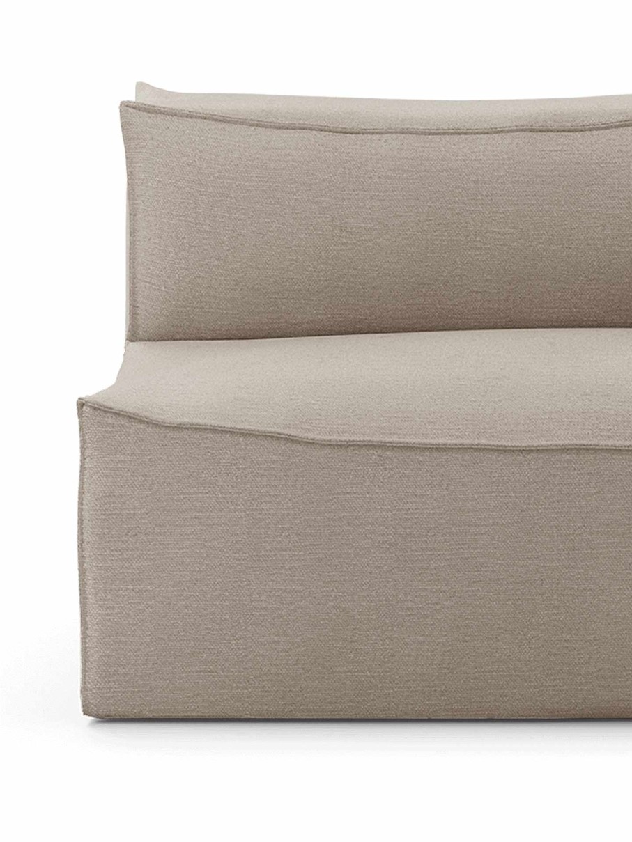 Furniture Ferm Living | Catena Sofa Open End Right S301 Cotton Linen Natural