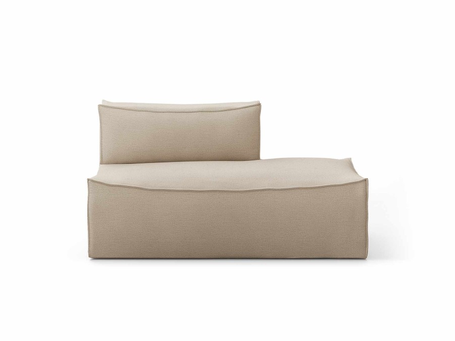 Furniture Ferm Living | Catena Sofa Open End Right S301 Rich Linen Natural