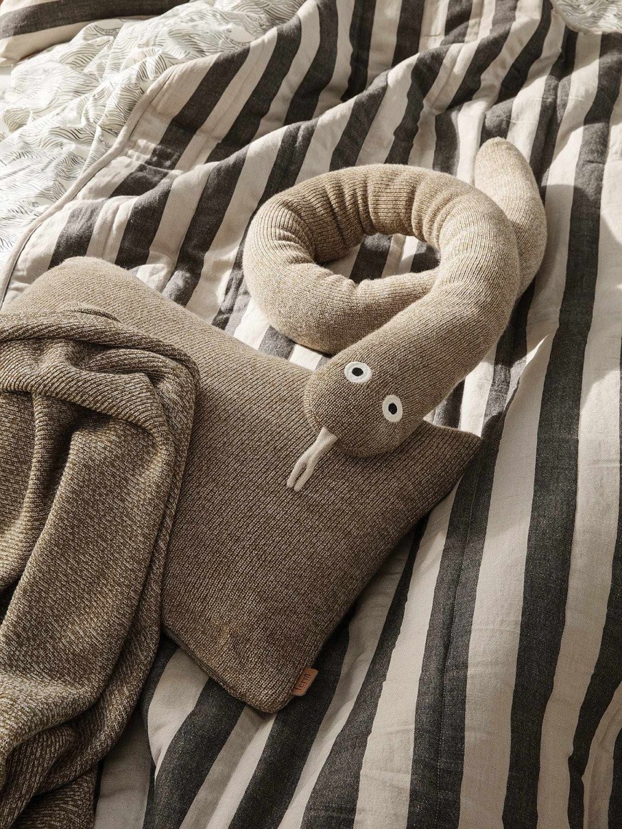 Kids Ferm Living | Roy Merino Wool Snake Sugar Kelp