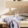 Kitchen Ferm Living | Hale Tea Towel - Faded /Burgundy Blue