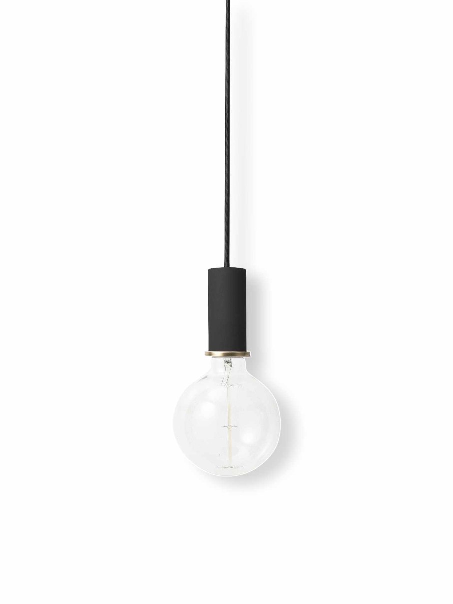 Lighting Ferm Living | Socket Pendant Low Black