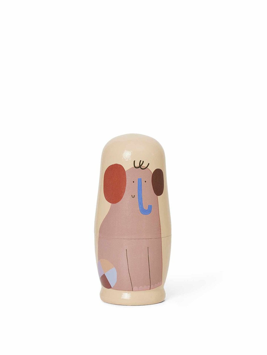 Kids Ferm Living | Critter Nesting Dolls Multi