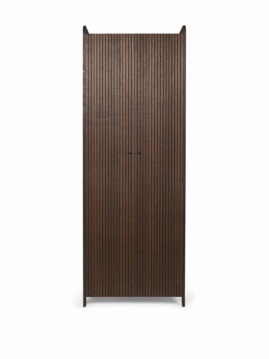 Furniture Ferm Living | Sill Cupboard - Tall Dark Stained Oak