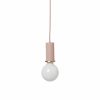 Lighting Ferm Living | Socket Pendant Low Rose