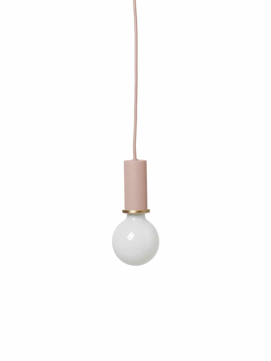 Lighting Ferm Living | Socket Pendant Low Rose