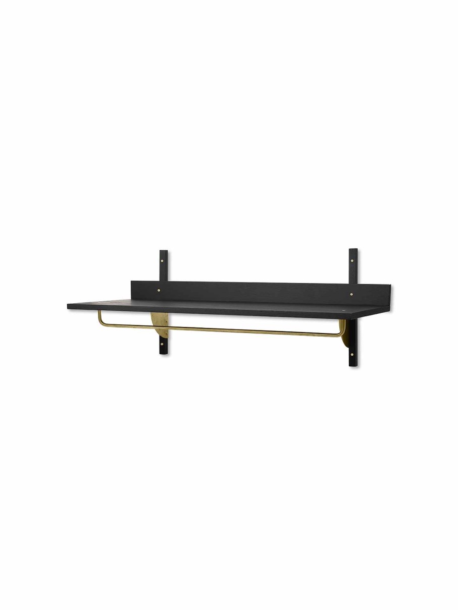 Furniture Ferm Living | Sector Rack Shelf Ash/Brass Black