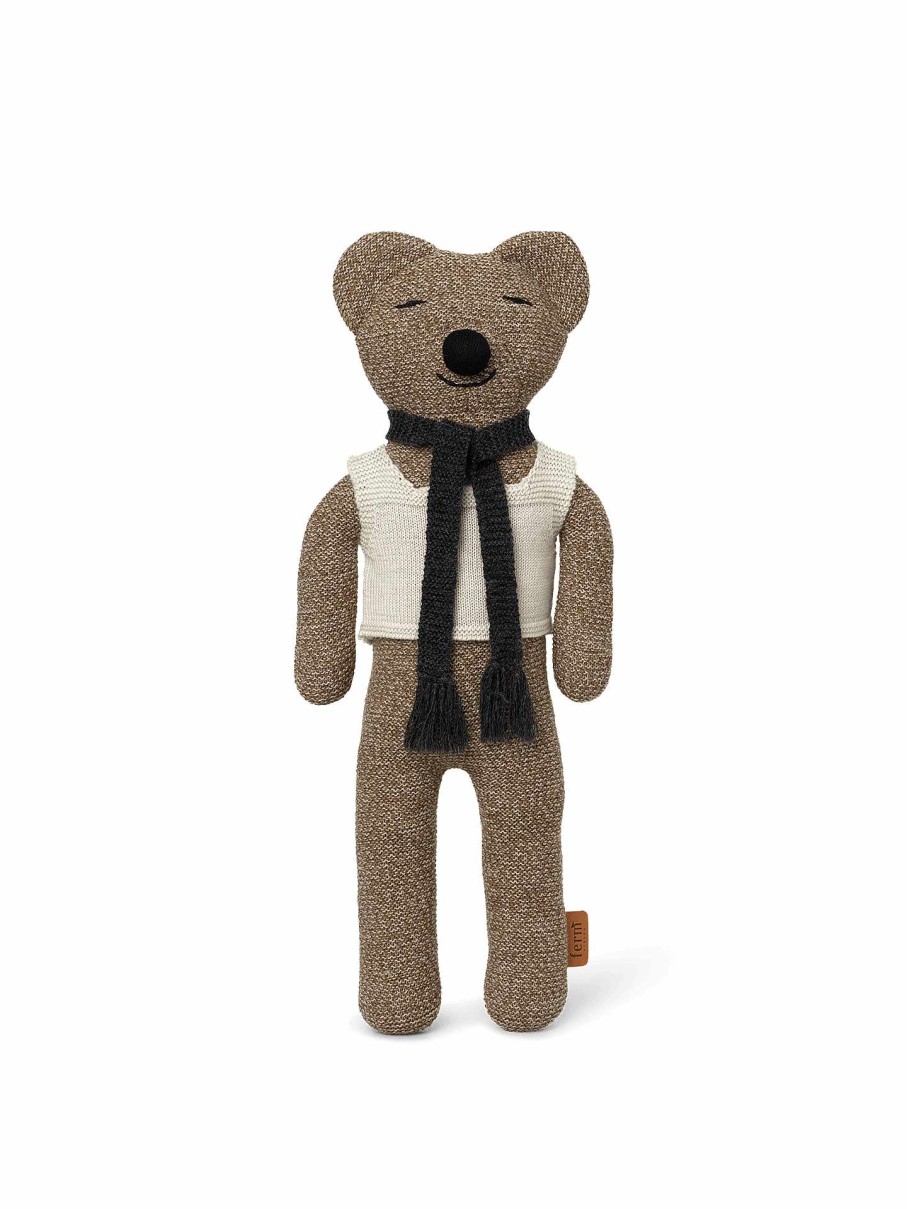 Kids Ferm Living | Roy Merino Wool Teddy Sugar Kelp