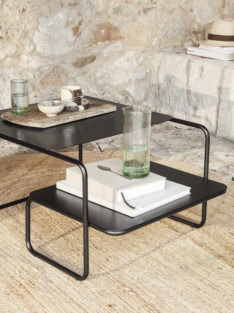 Outdoor Living Ferm Living | Level Coffee Table Black