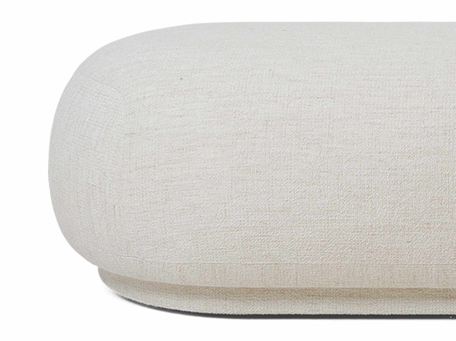 Furniture Ferm Living | Rico Ottoman - Boucle - Off-White Offwhite