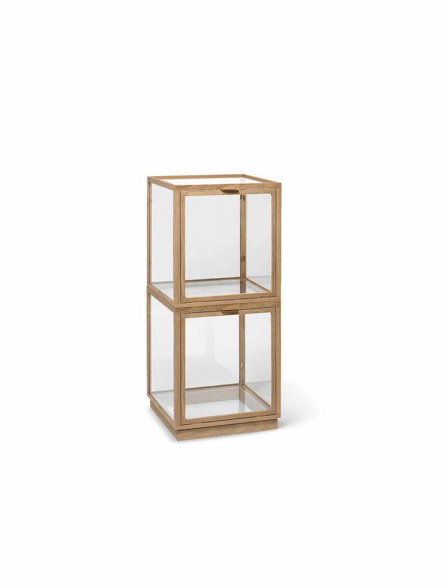 Accessories And Decorations Ferm Living | Miru Glass Montre Natural Oak