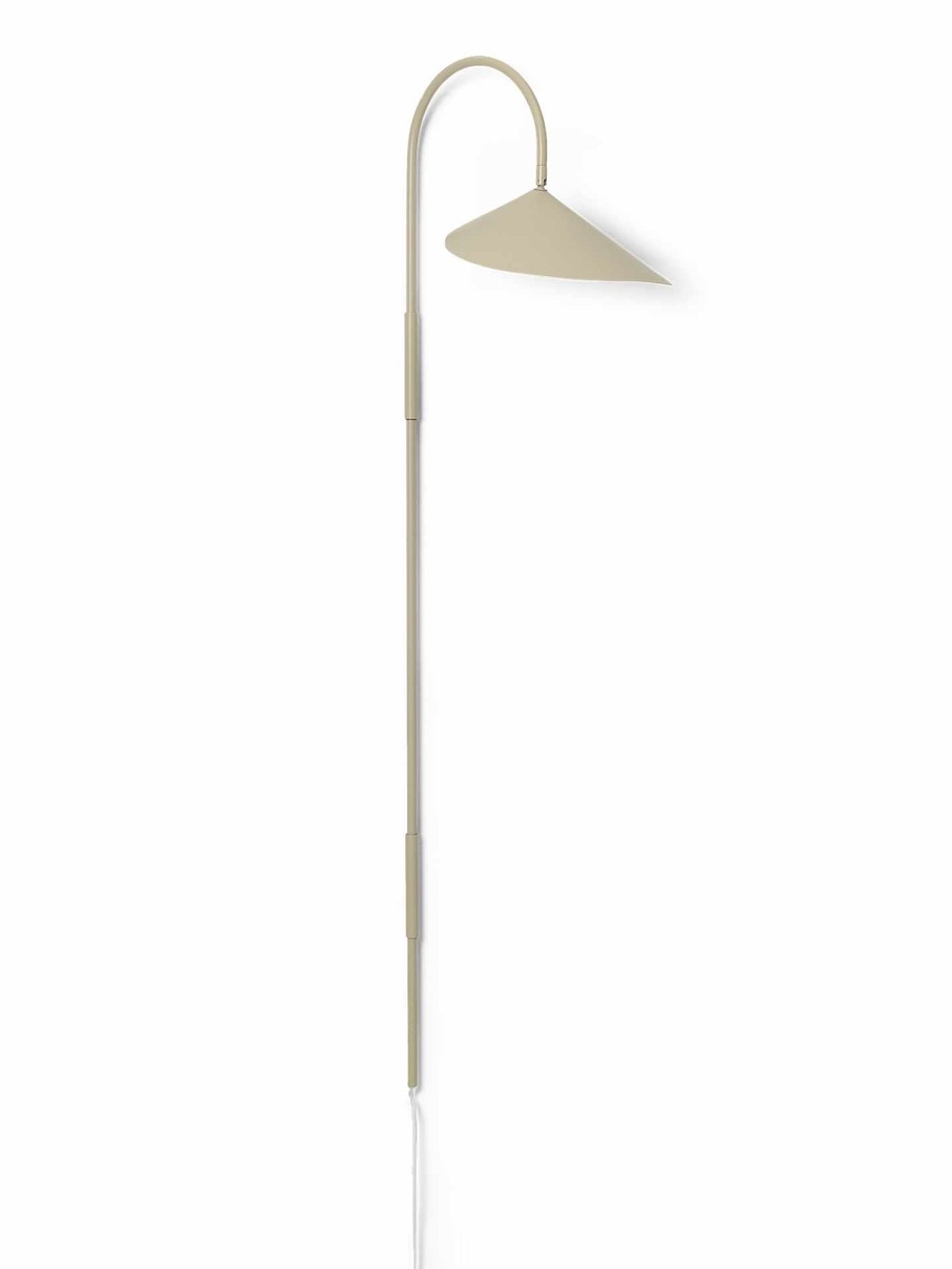 Lighting Ferm Living | Arum Swivel Wall Lamp Tall Cashmere