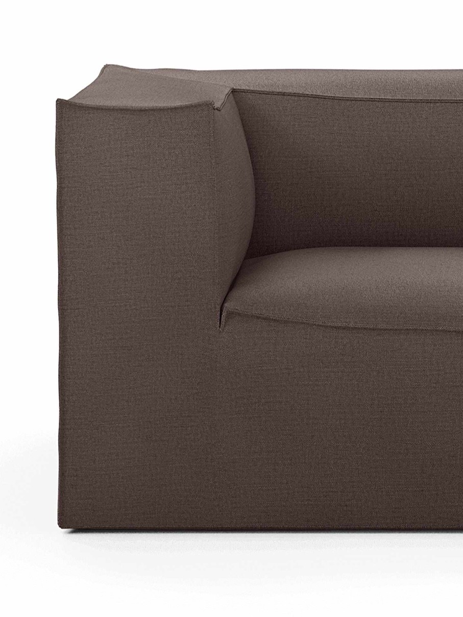 Furniture Ferm Living | Catena Sofa Armrest Left S400 Hot M. Brown