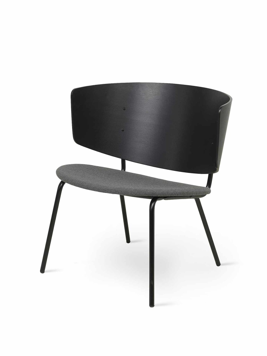 Furniture Ferm Living | Herman Lounge Chair - Fiord /Dark Grey Black