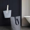 Textiles Ferm Living | Chambray Basket - Striped Grey