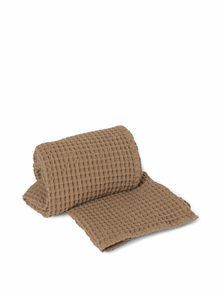 Textiles Ferm Living | Organic Bath Towel Tan