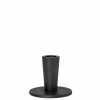 Accessories And Decorations Ferm Living | Hoy Casted Candle Holder - Low Black