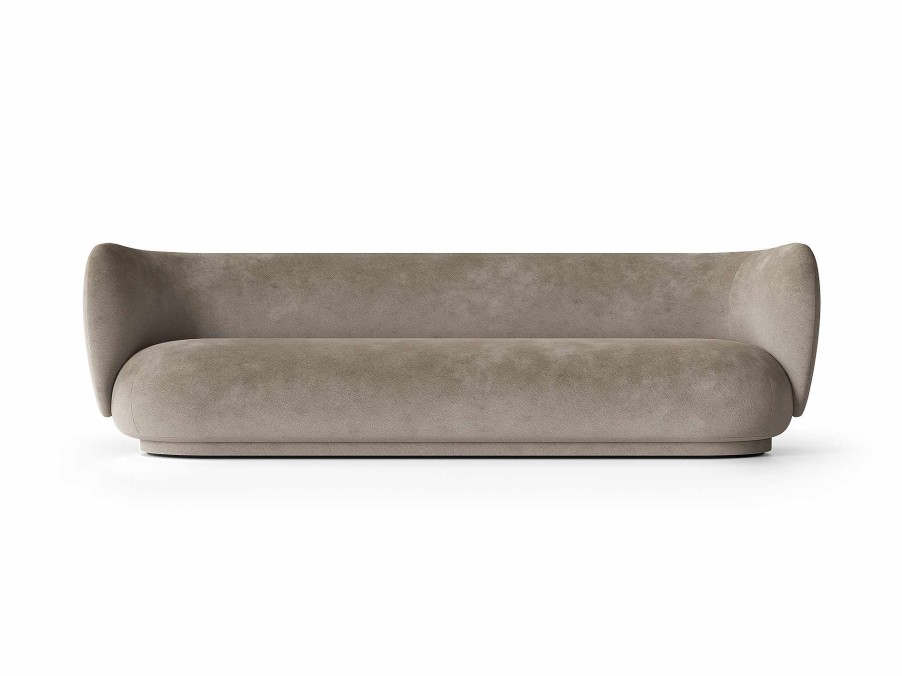 Furniture Ferm Living | Rico Sofa 4 - Faded Velvet Beige