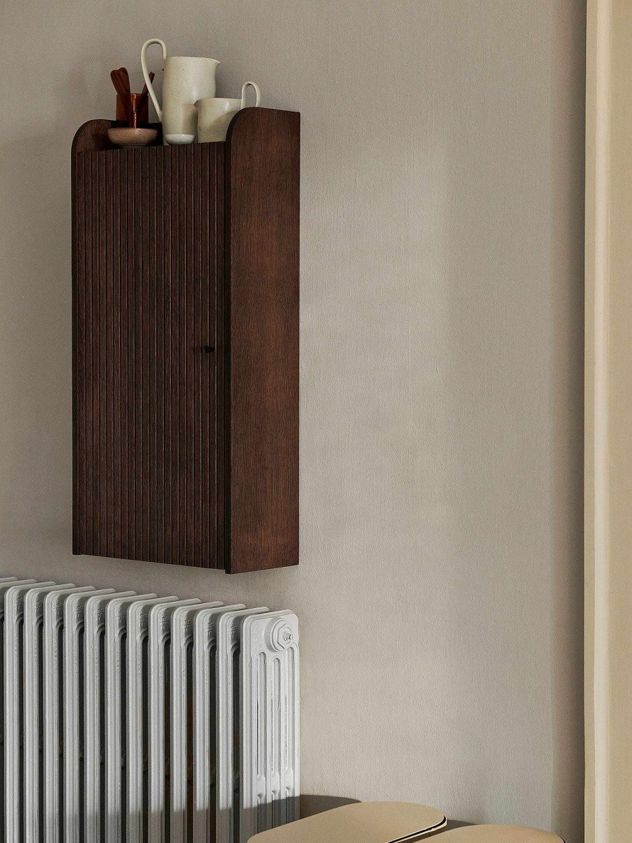 Furniture Ferm Living | Sill Wall Cabinet Dark Stained Oak