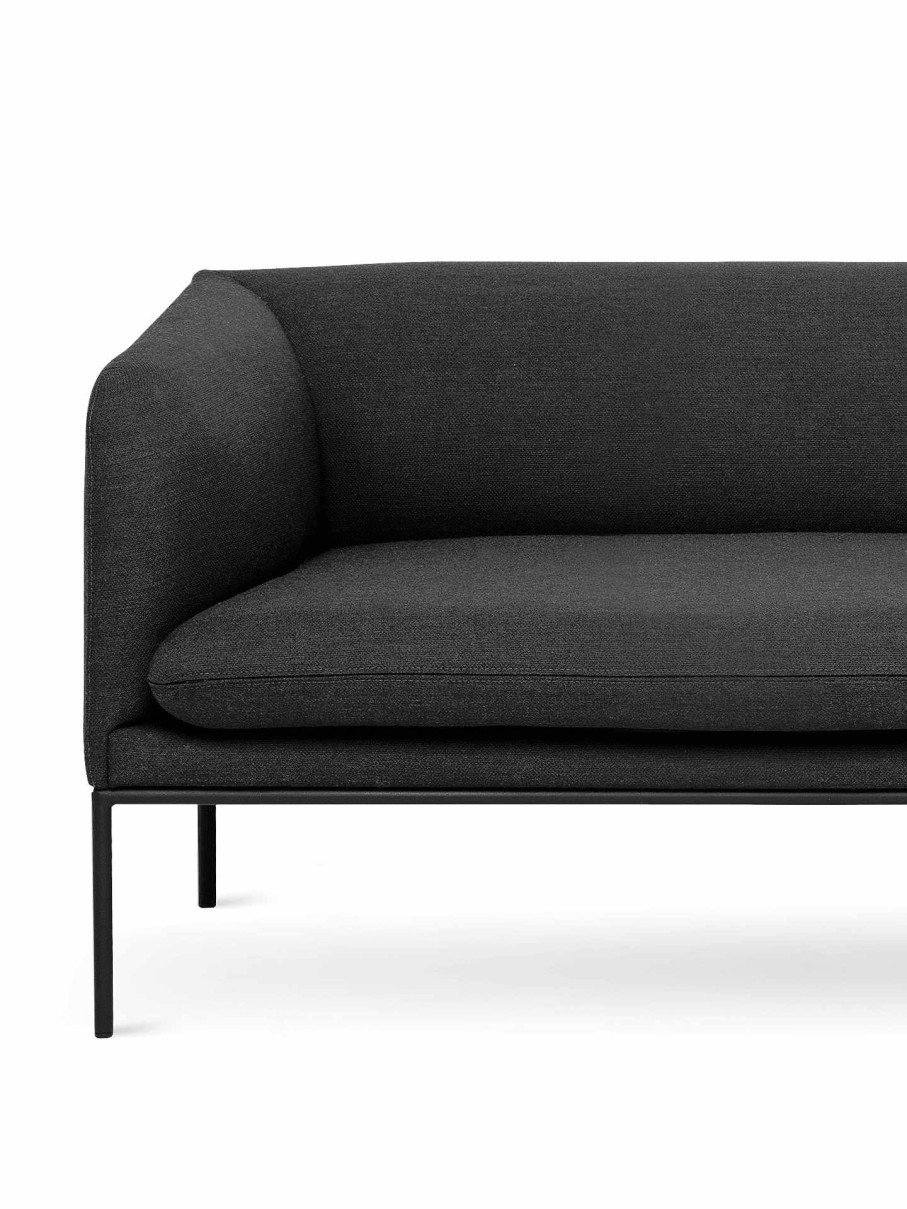 Furniture Ferm Living | Turn Sofa 2 - Fiord - Solid Dark Grey