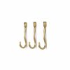 Accessories And Decorations Ferm Living | Curvature Hooks - Set Of 3 Brass