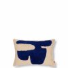 Textiles Ferm Living | Lay Cushion - Rectangular - Sand/Bright Blue