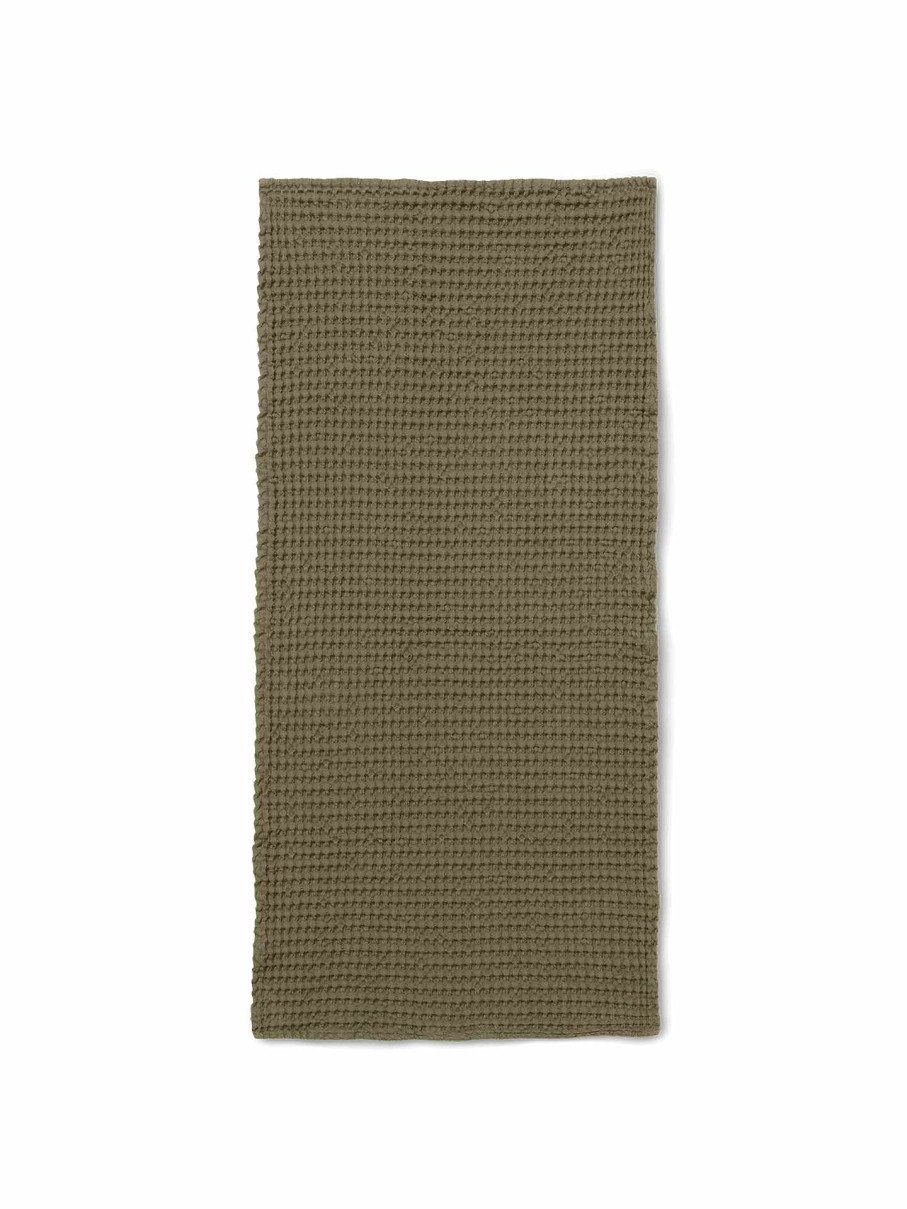 Textiles Ferm Living | Organic Hand Towel Olive