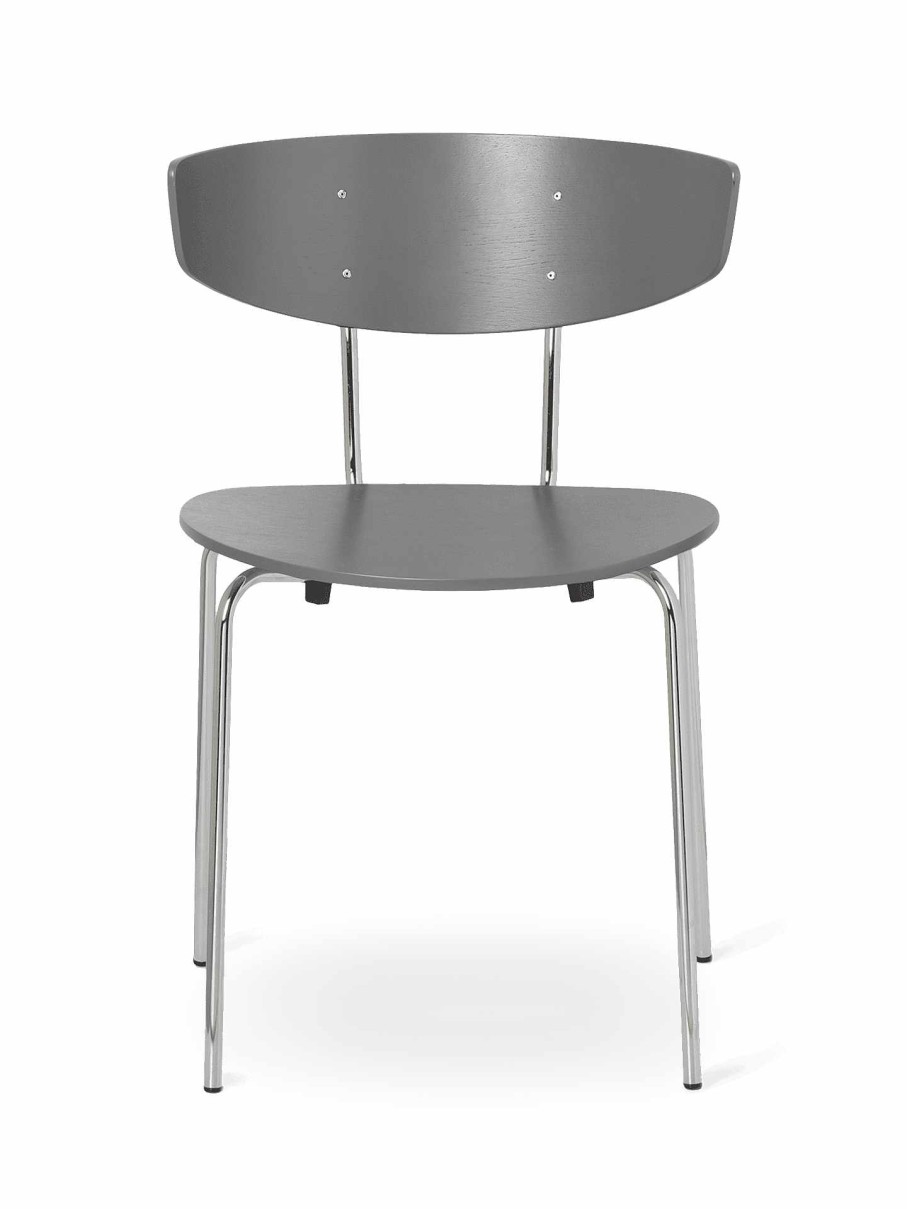 Furniture Ferm Living | Herman Dining Chair - Chrome Warm Grey