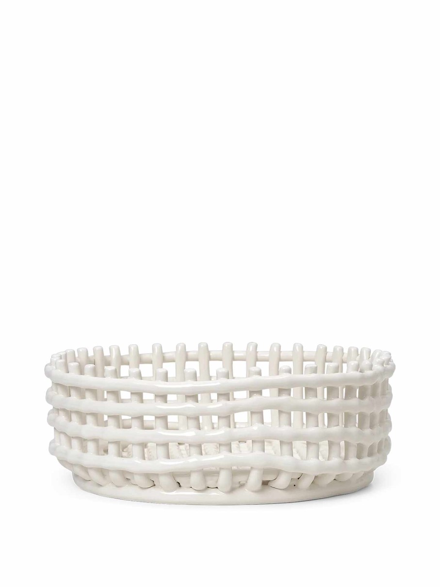 Kitchen Ferm Living | Ceramic Centrepiece - Off-White Offwhite