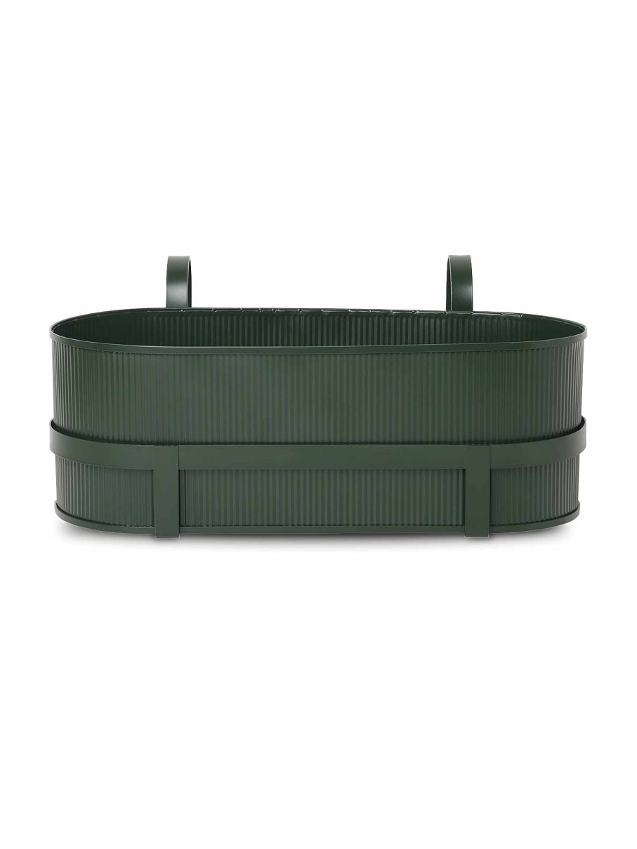 Outdoor Living Ferm Living | Bau Balcony Box Dark Green