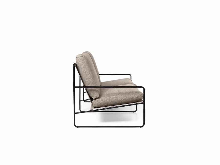 Outdoor Living Ferm Living | Desert 2-Seater Dolce - Black/ Dark Sand