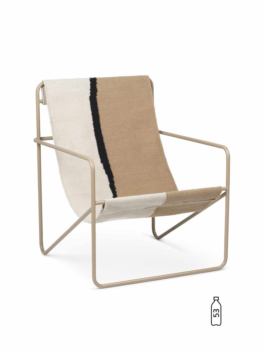 Outdoor Living Ferm Living | Desert Lounge Chair - Cashmere/Soil Light Beige