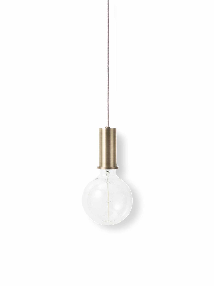 Lighting Ferm Living | Socket Pendant Low Brass