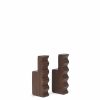 Accessories And Decorations Ferm Living | Unda Hooks - Set Of 2 Dark Brown