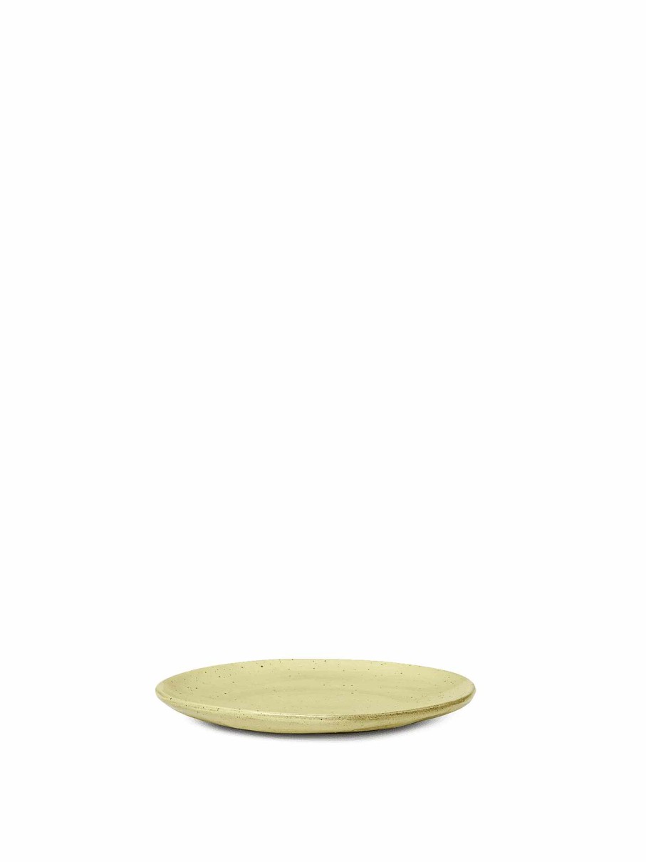 Kitchen Ferm Living | Flow Plate - Small Speckle Yellow