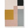 Rugs Ferm Living | Kelim Rug - Squares - Large Curry