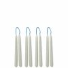 Accessories And Decorations Ferm Living | Dipped Candles - Set Of 8 Sage